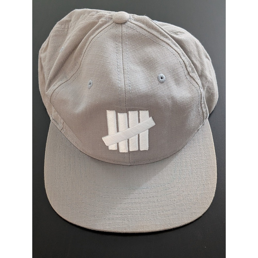 Undefeated Icon Hat Snapback Gray OSFM Skater Streetwear Hypebeast Sneakerhead‎